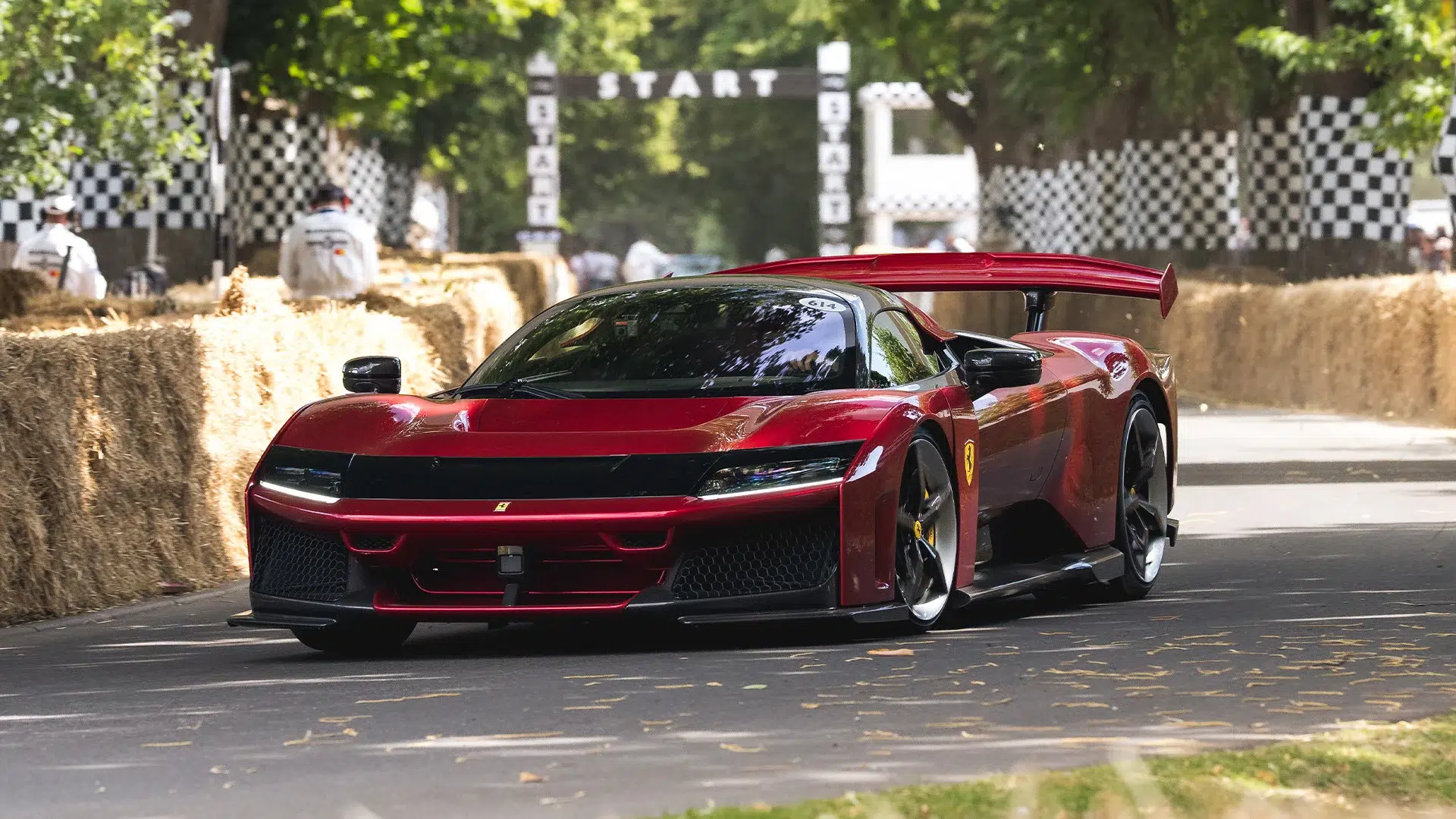 Ferrari F80 na rampa de Goodwood