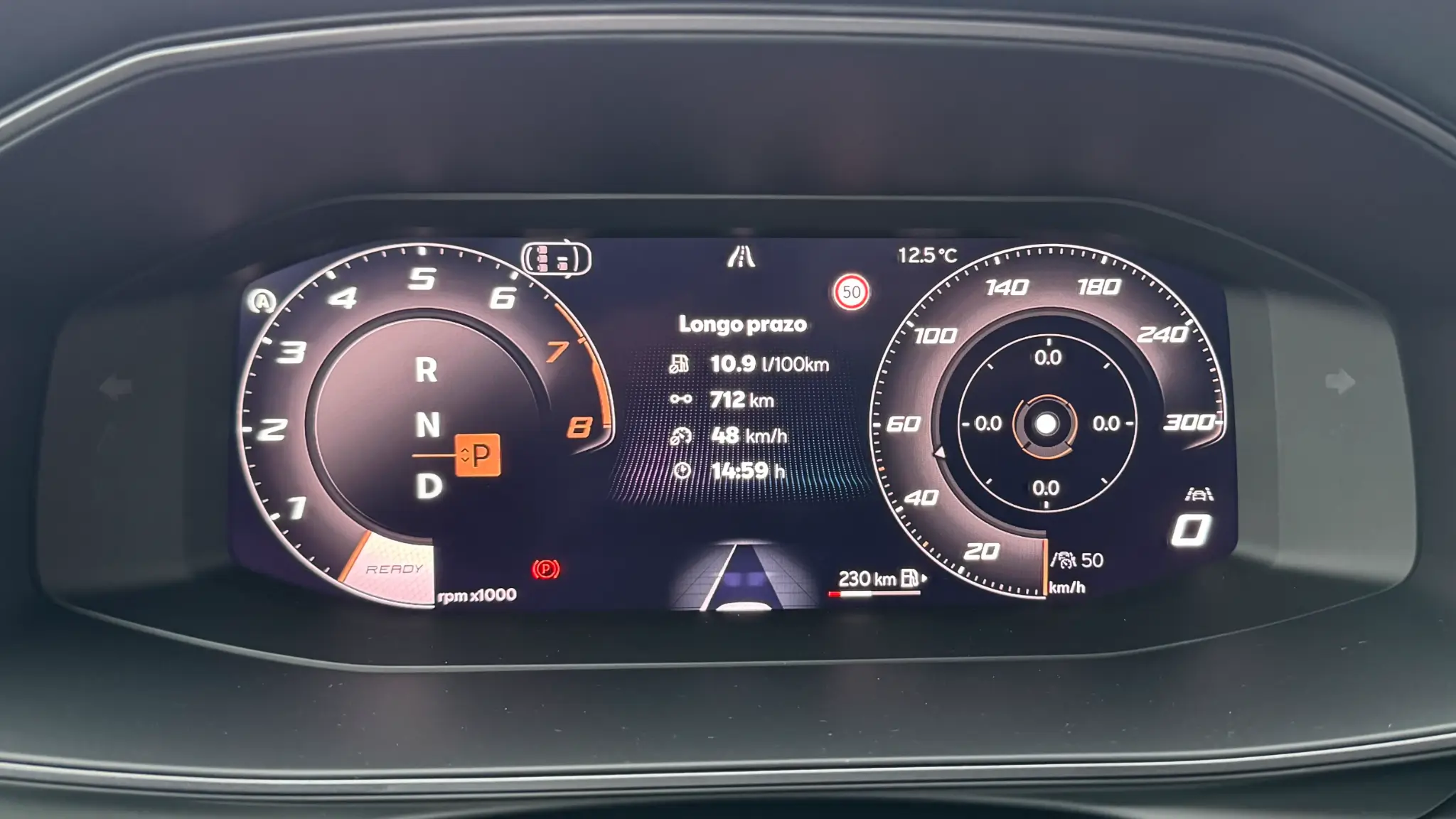 CUPRA Formentor VZ Extreme — painel de instrumentos