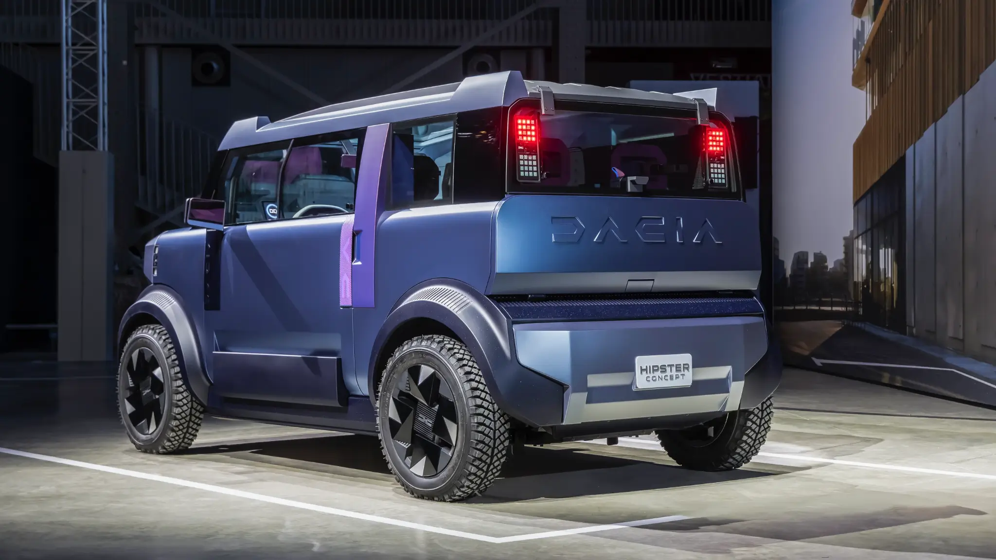 Dacia Hipster concept traseira 3/4
