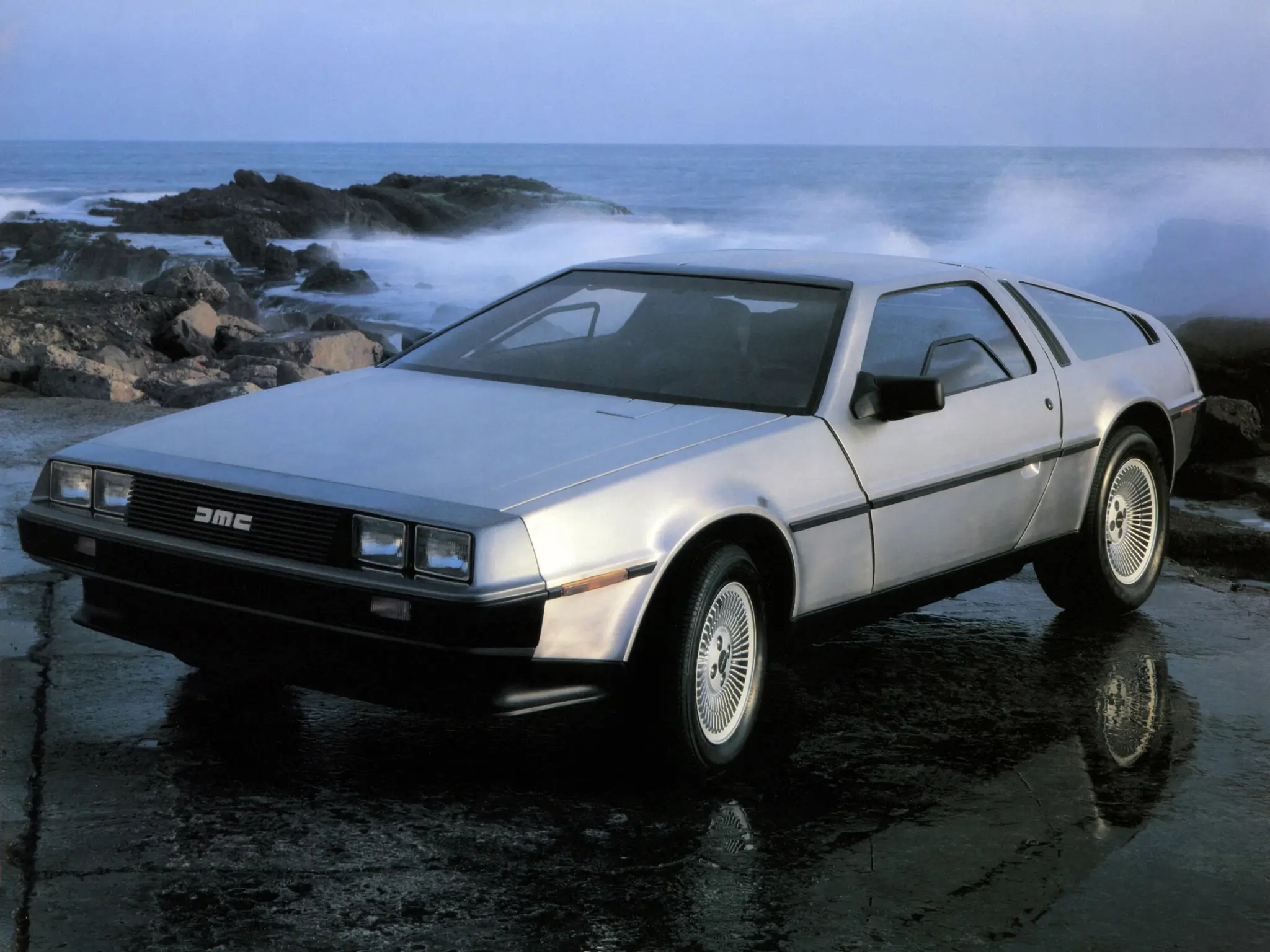 DeLorean DMC-12 vista dianteira 3/4
