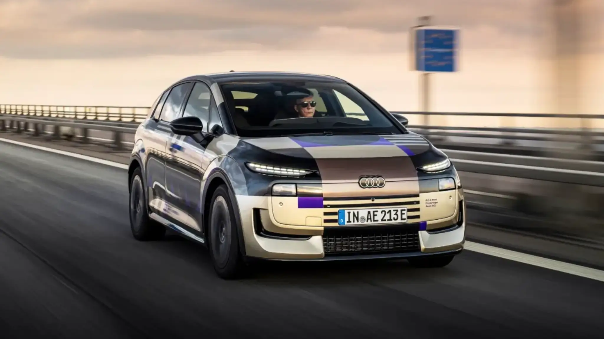 Audi A2 e-tron vista dianteira