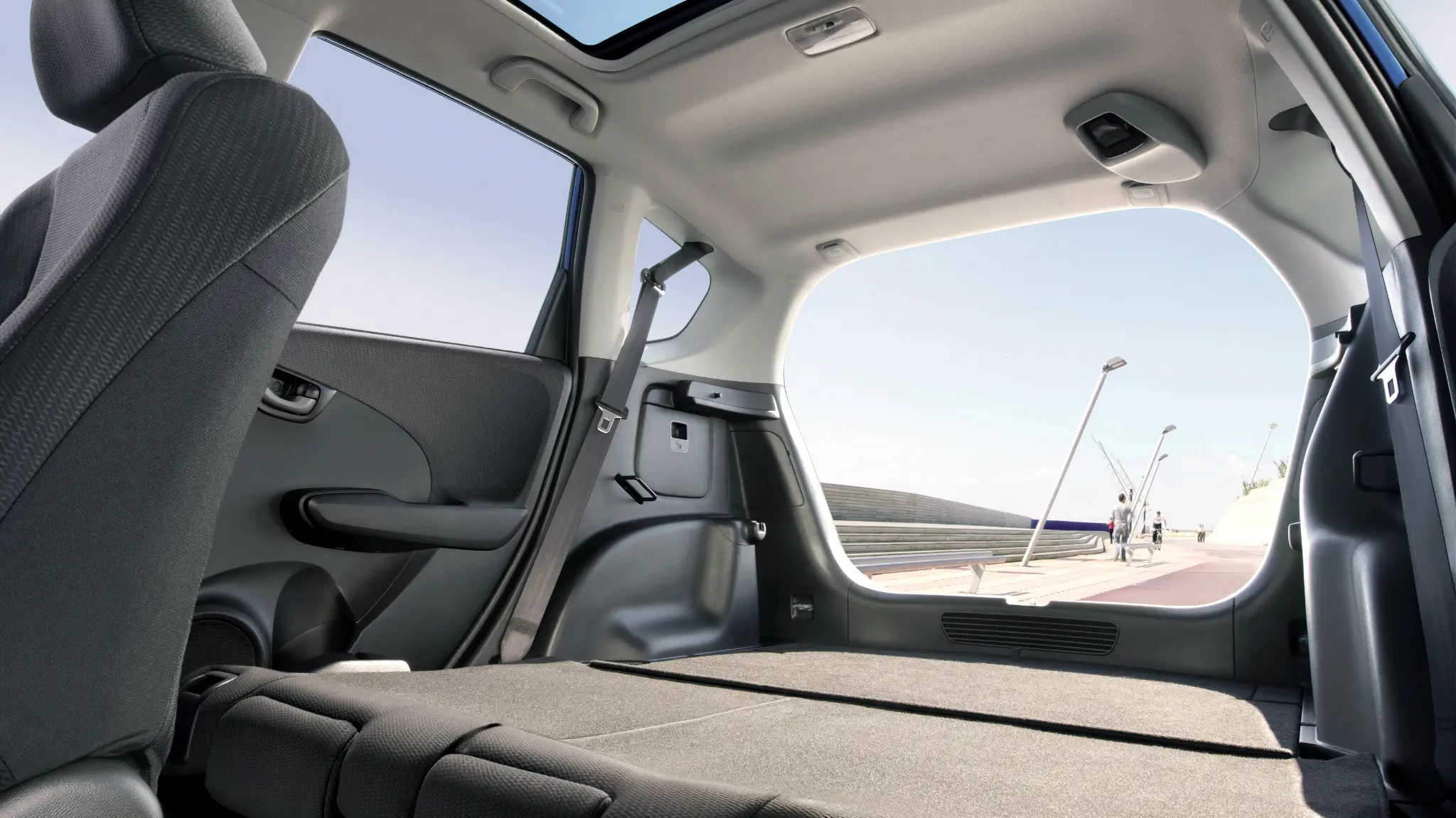 bagageira do Honda Jazz