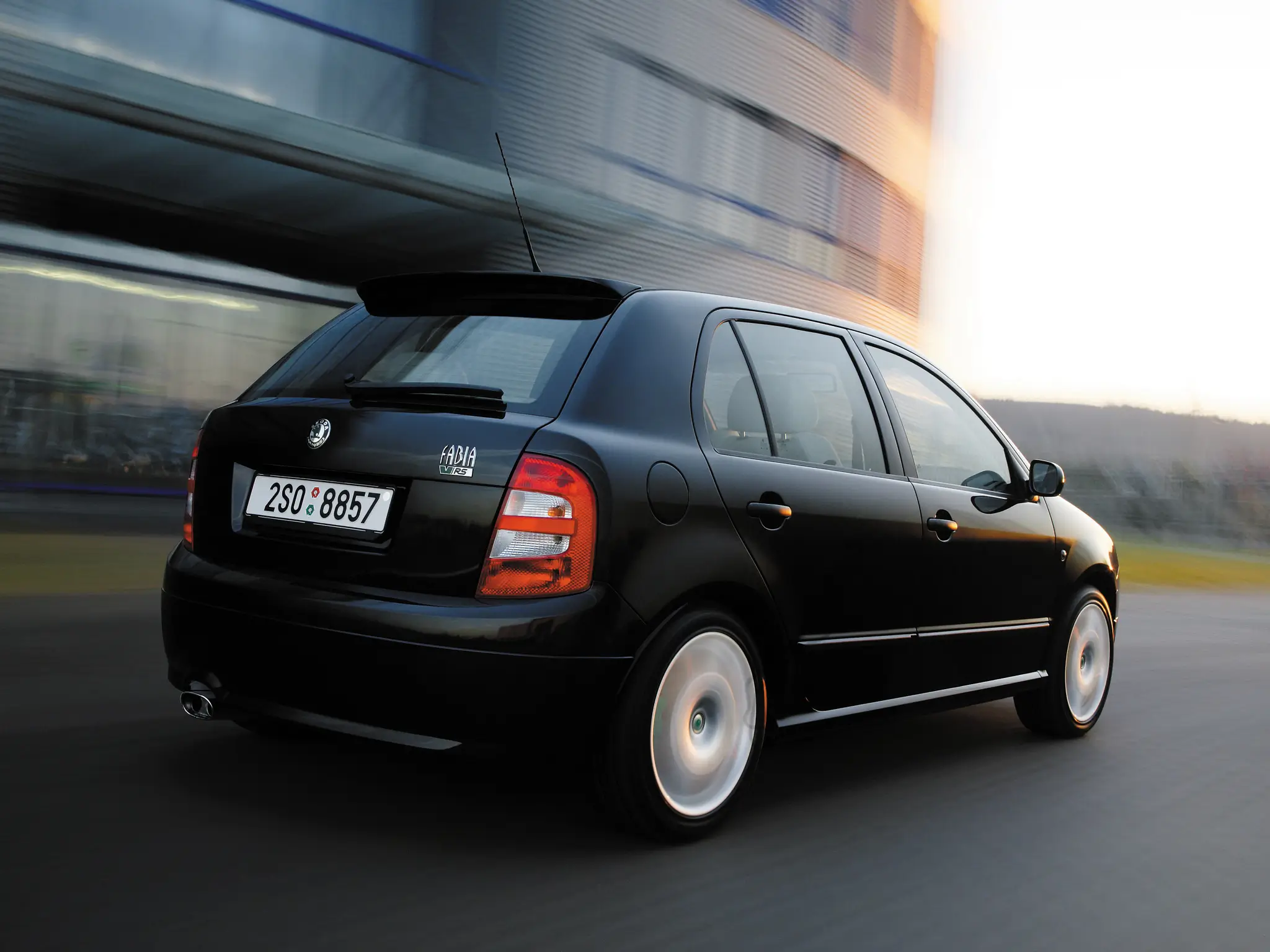 Skoda Fabia vRS TDI vista trasera 3/4