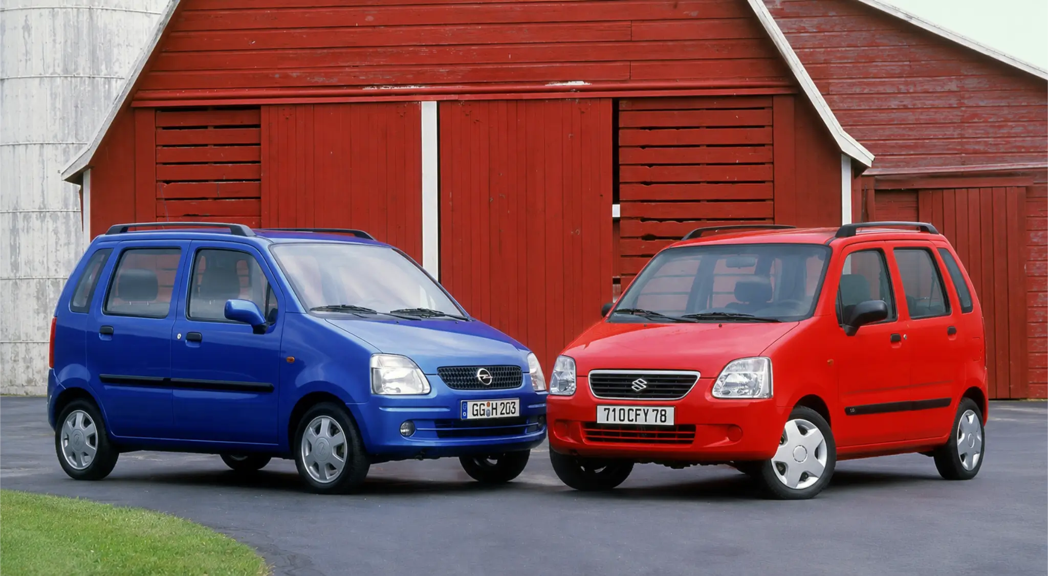 Opel Agila e Suzuki Wagon R+