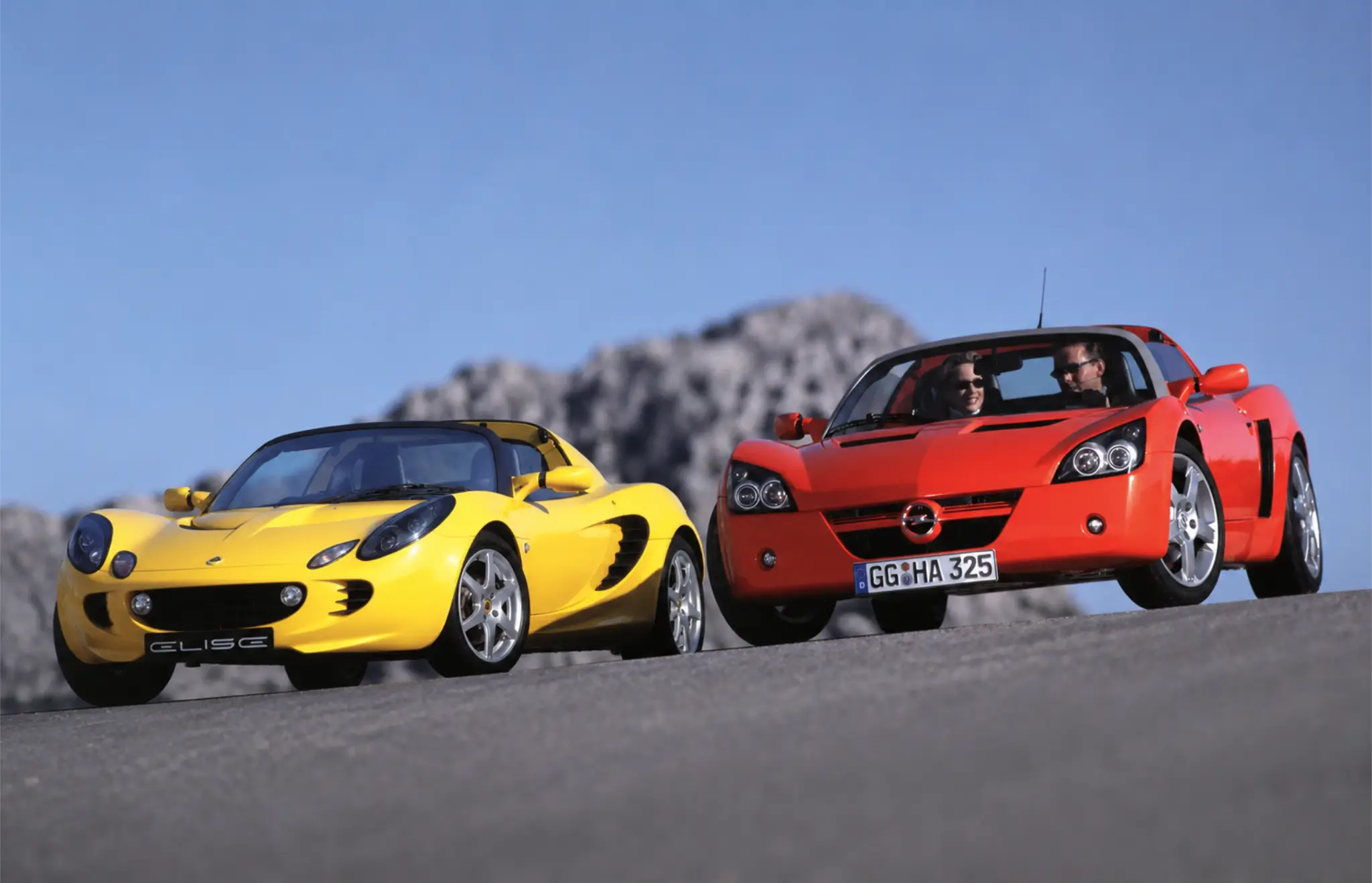 Lotus Elise e Opel Speedster