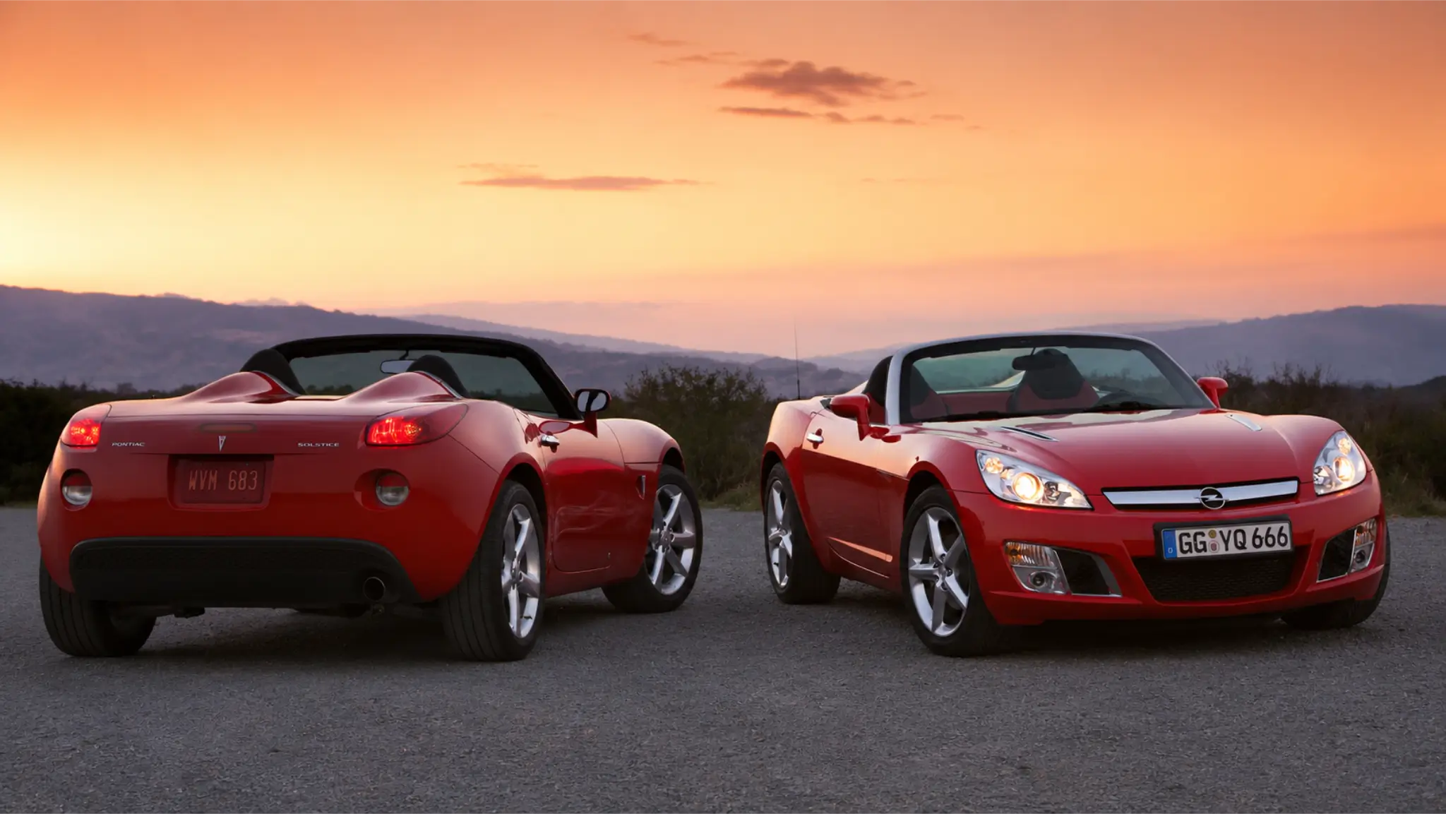 Pontiac Solstice e Opel GT