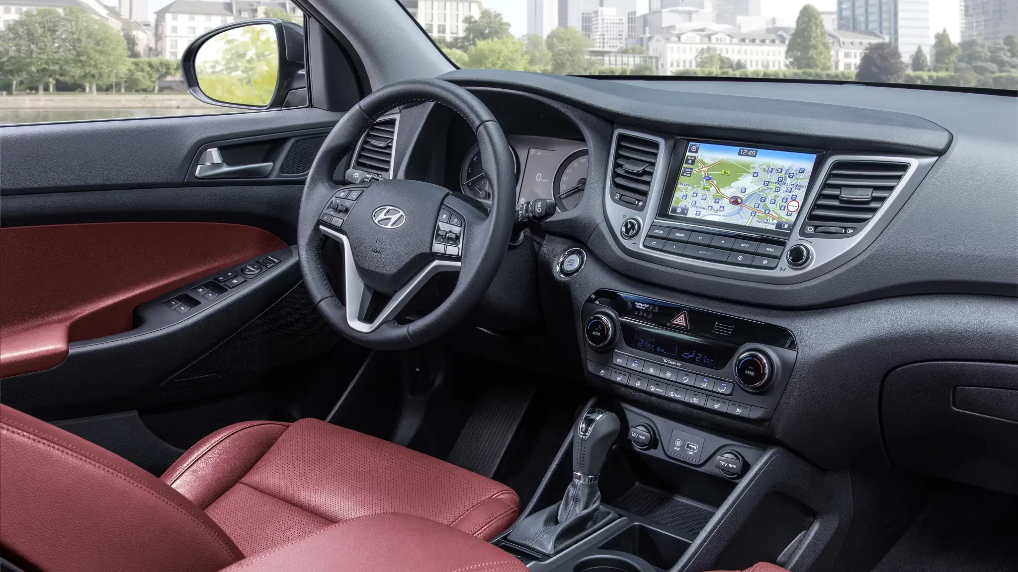 interior Hyundai Tucson 2015-2020 usado