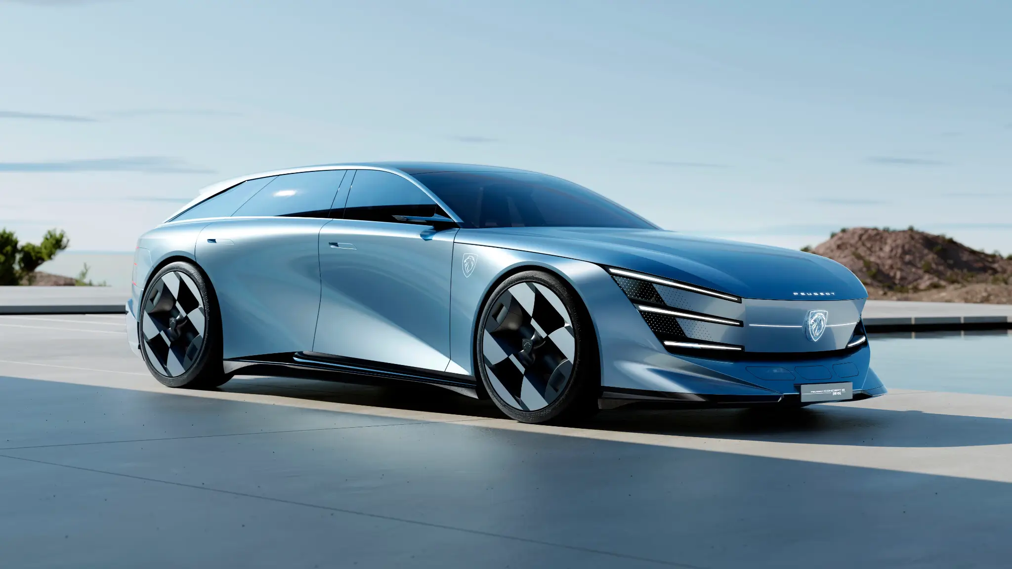 Peugeot Concept 6 vista dianteira 3/4