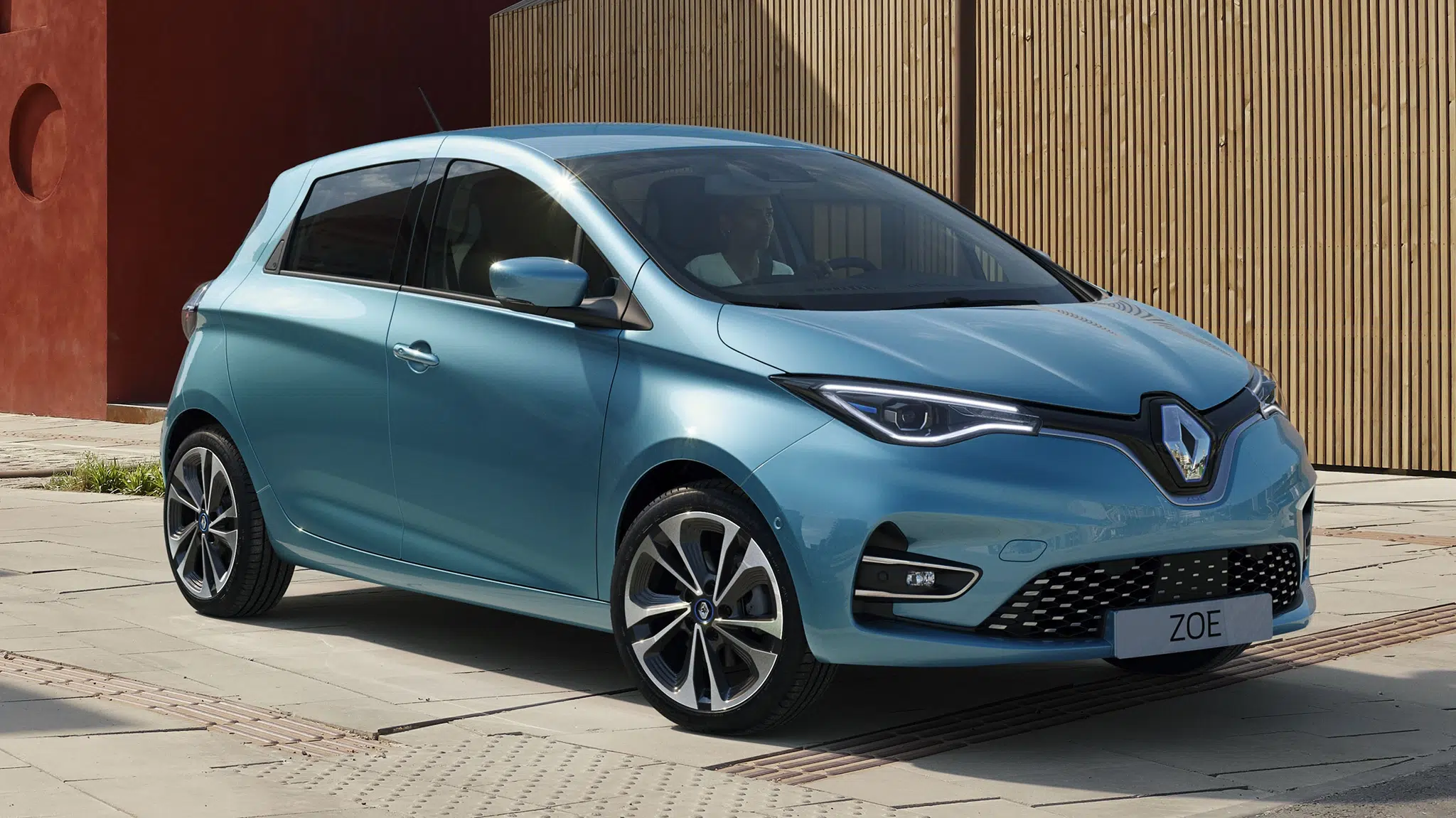 Carros elétricos - Renault Zoe - 3/4 de frente