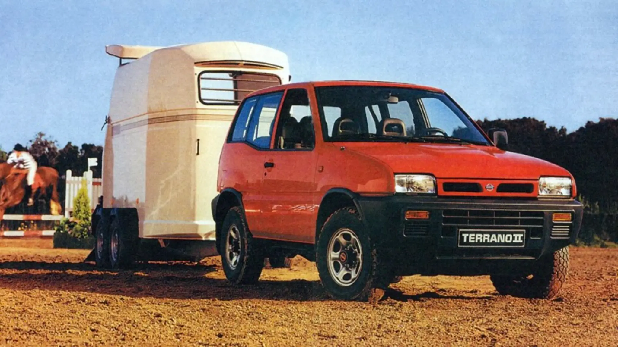Nissan Terrano II vista dianteira 3/4