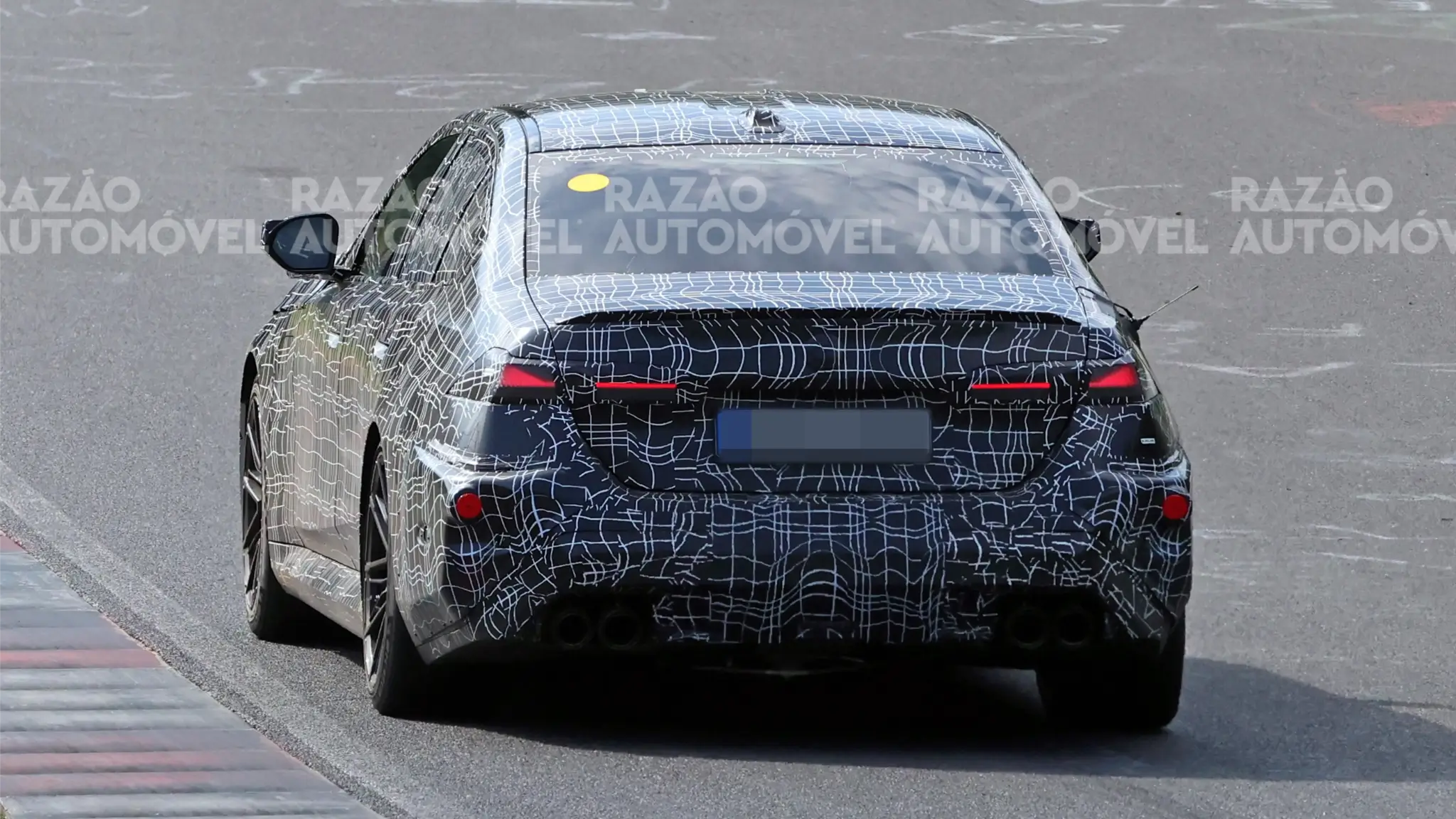 Protótipo BMW M5 facelift — 3/4 traseira