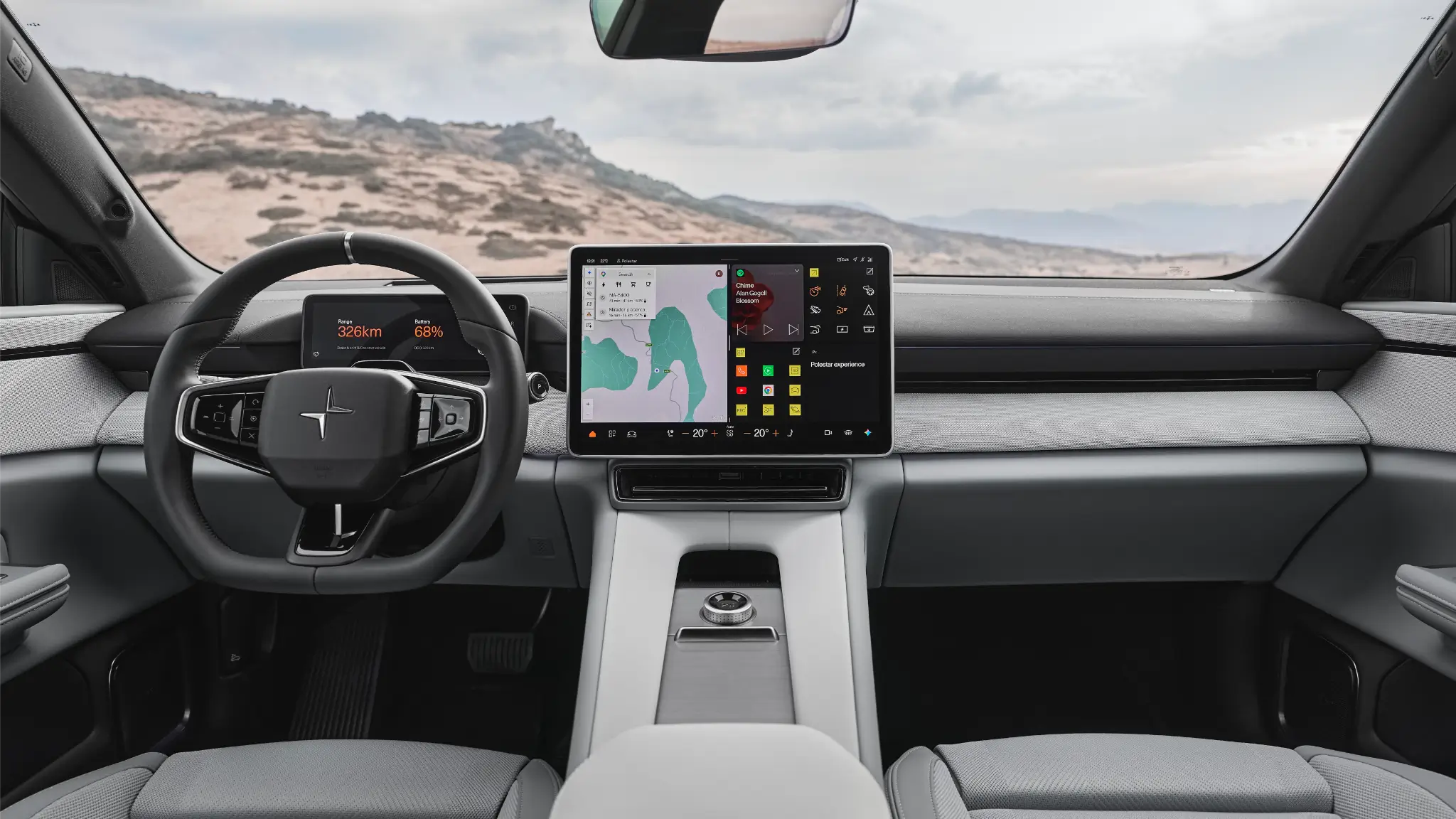 Polestar 4 SUV — tablero
