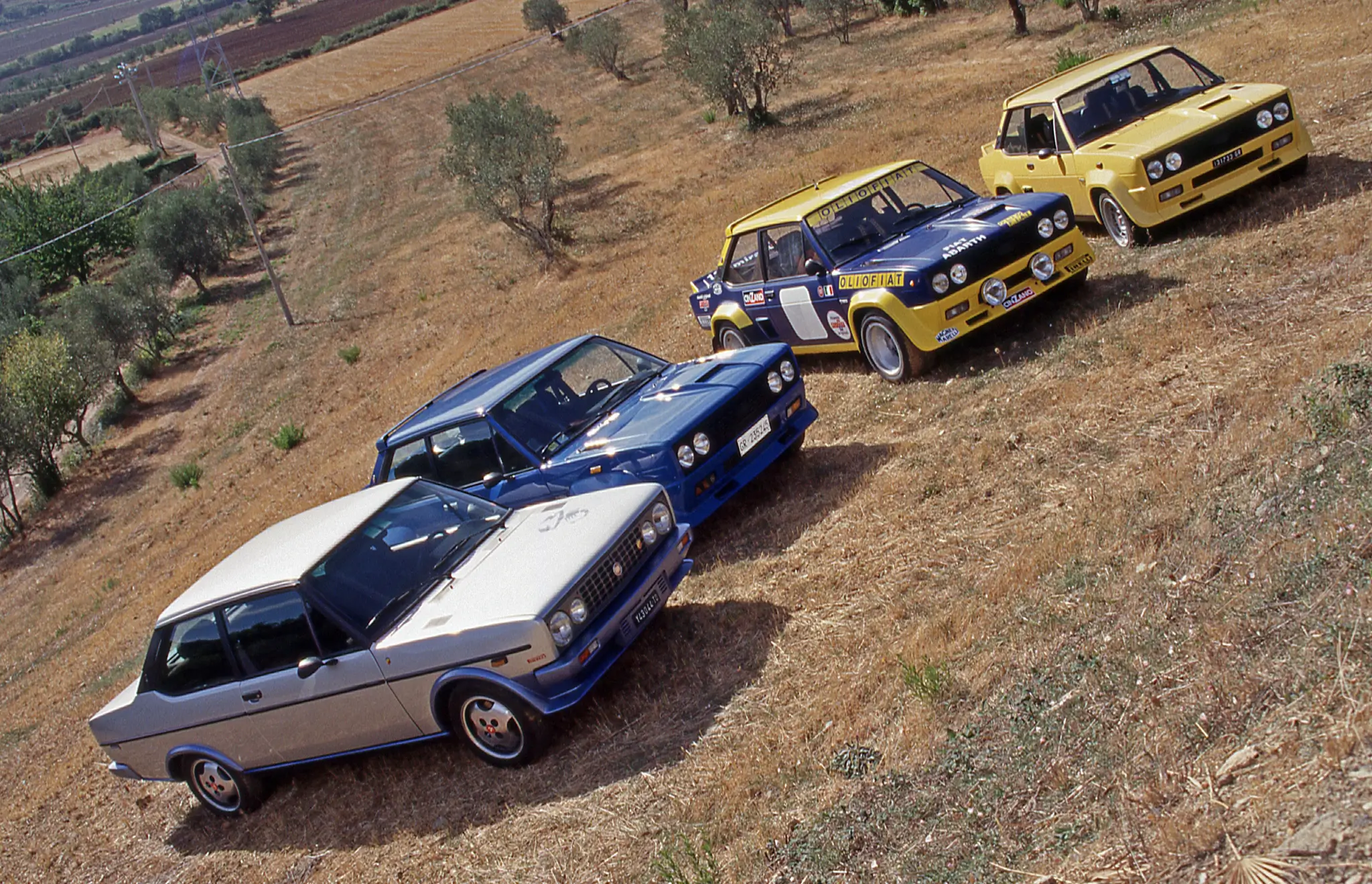 gama do FIAT 131, versões de estrada e competição