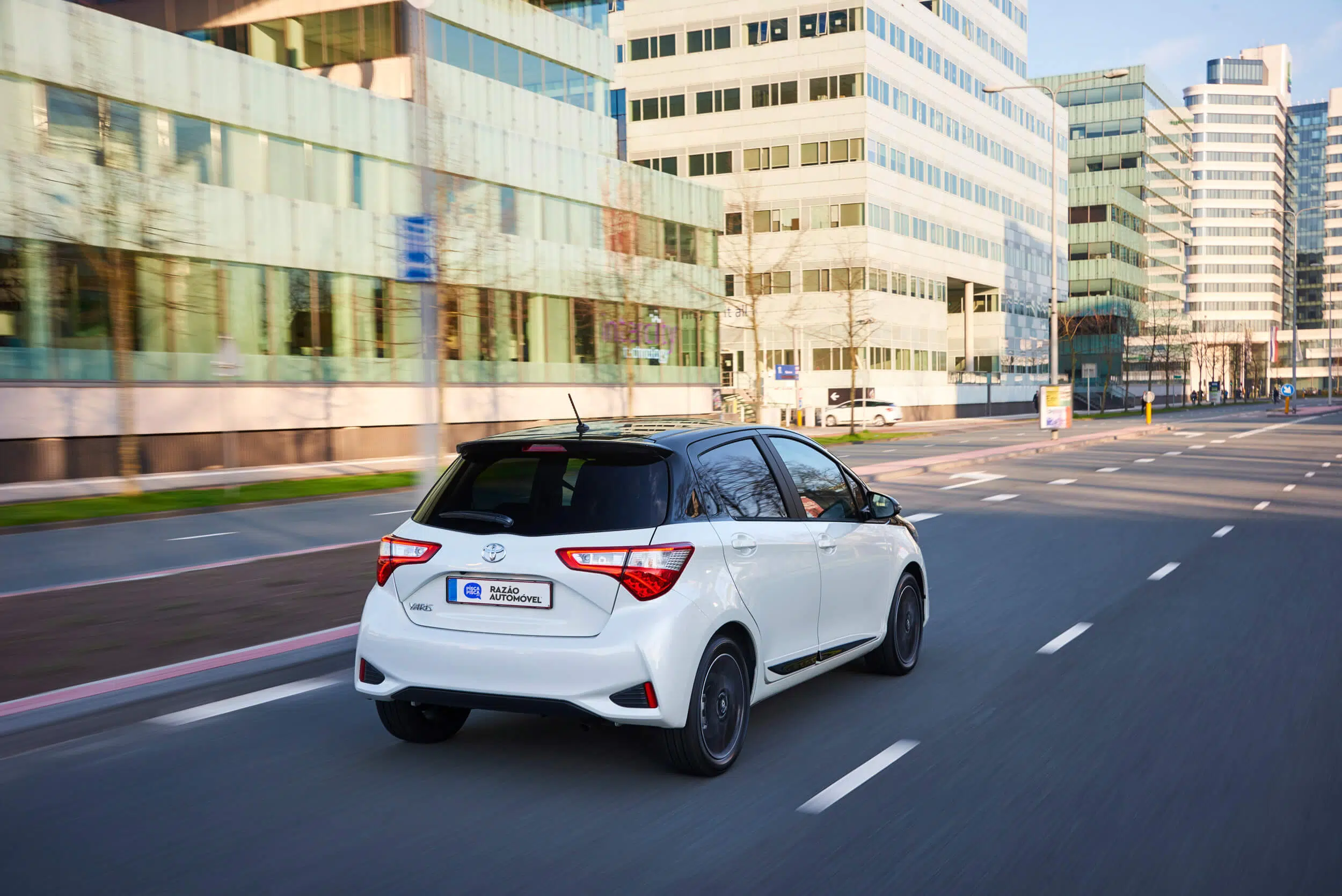 Toyota Yaris na estrada
